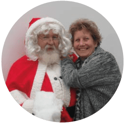 Louise Purton Toy Appeal - Louise and Santa